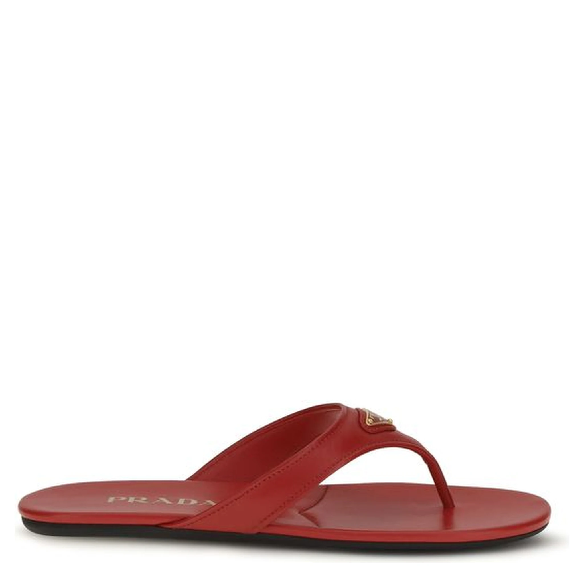 Multicolor Calf Leather Bos Taurus Flat Sandals