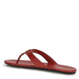 Multicolor Calf Leather Bos Taurus Flat Sandals