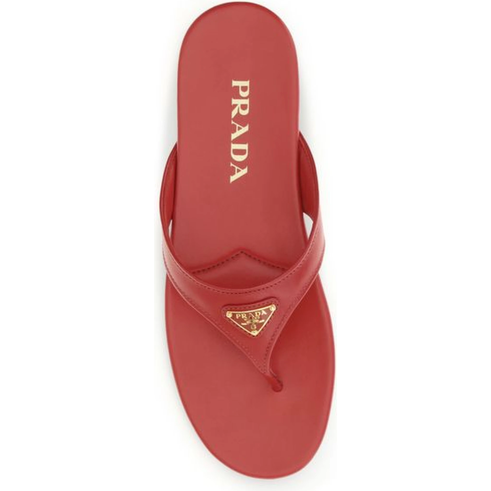 Multicolor Calf Leather Bos Taurus Flat Sandals