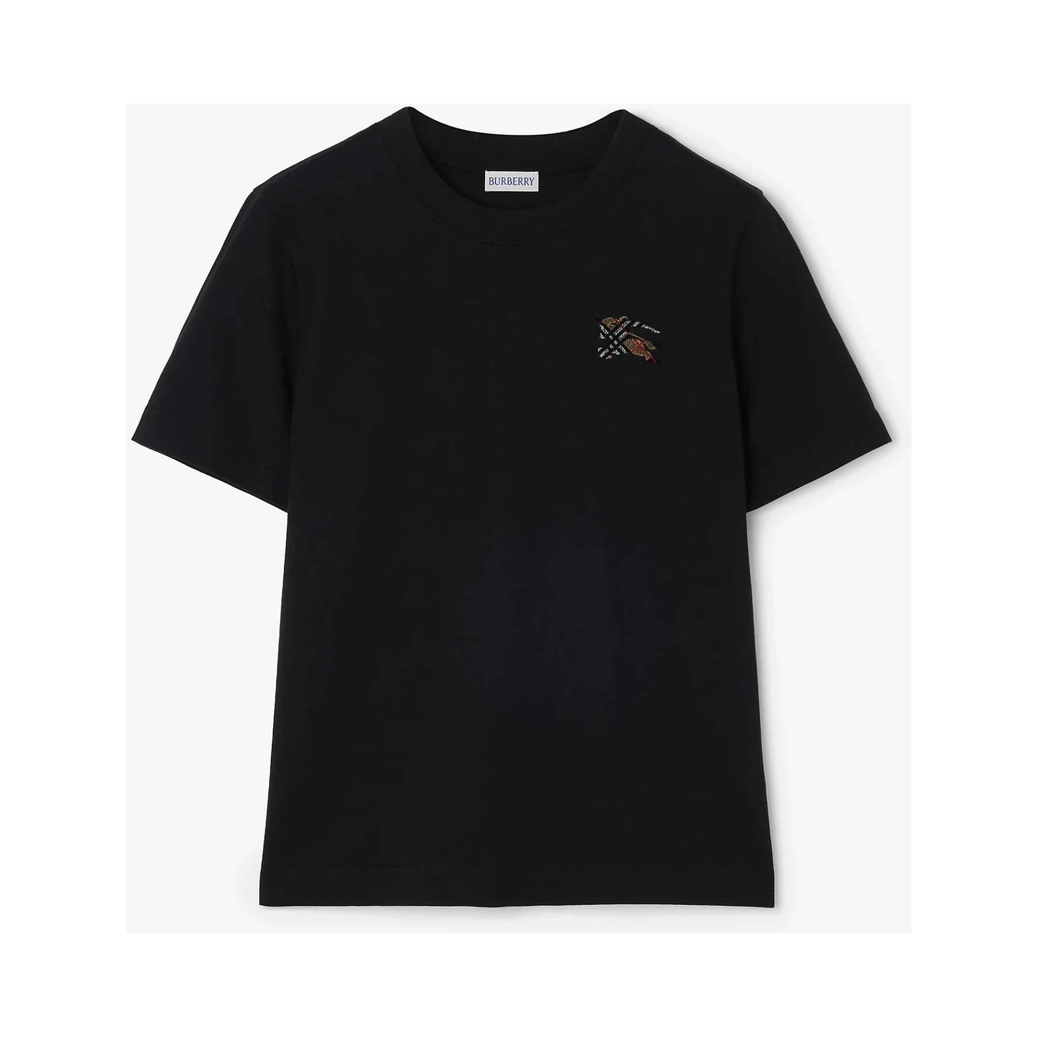 Cotton t-shirt with Knight Check