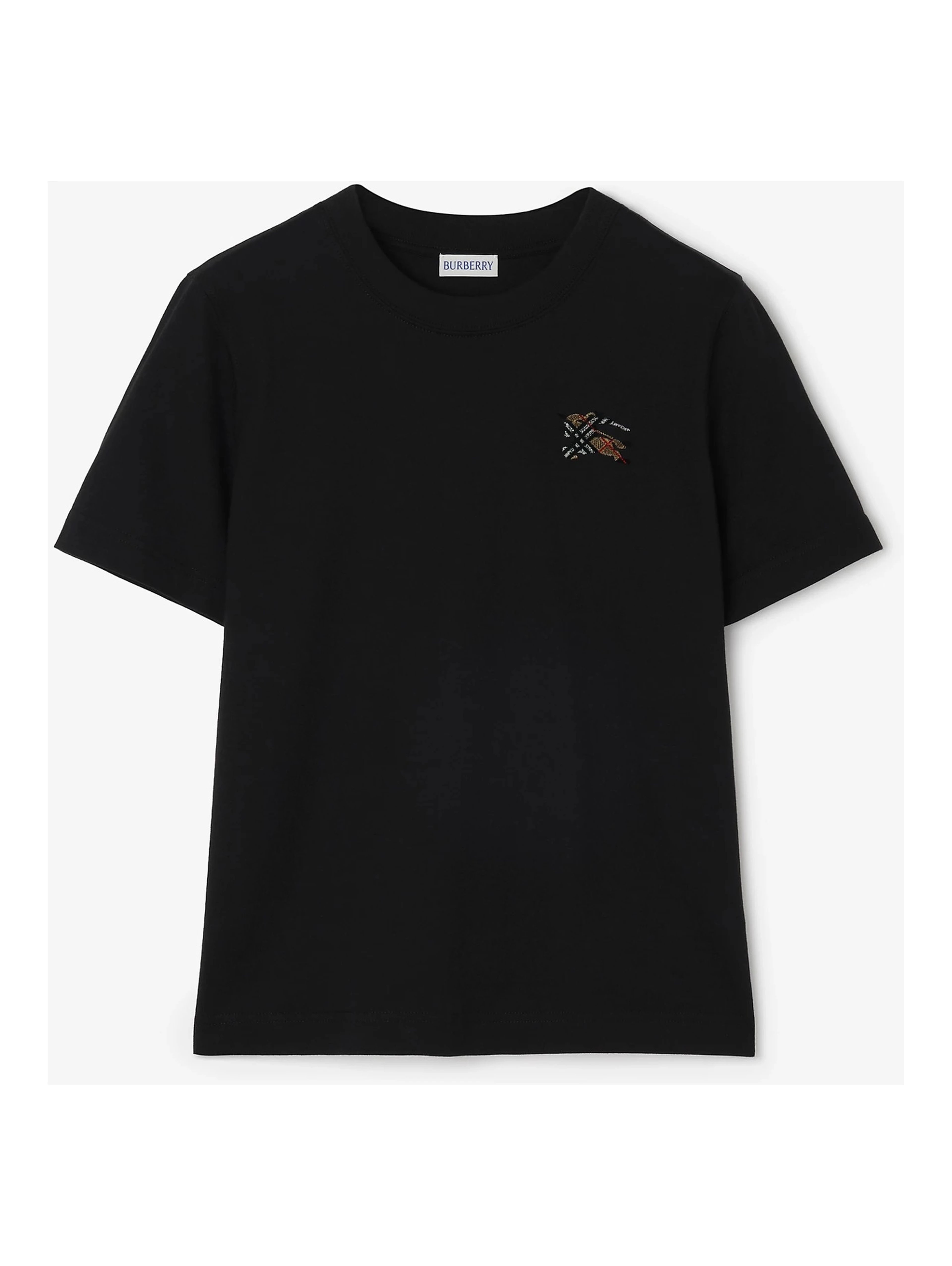 Cotton t-shirt with Knight Check