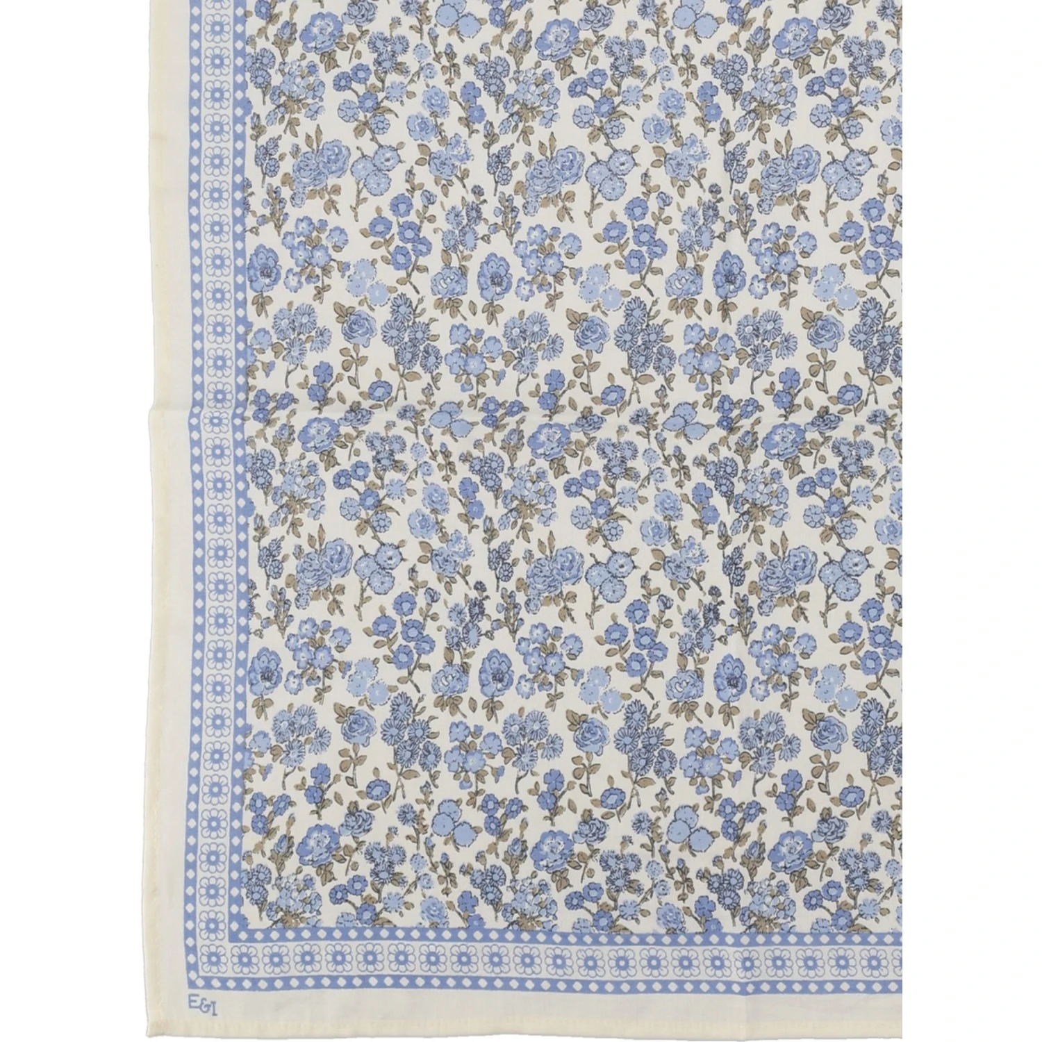 foulard soie & coton imprime