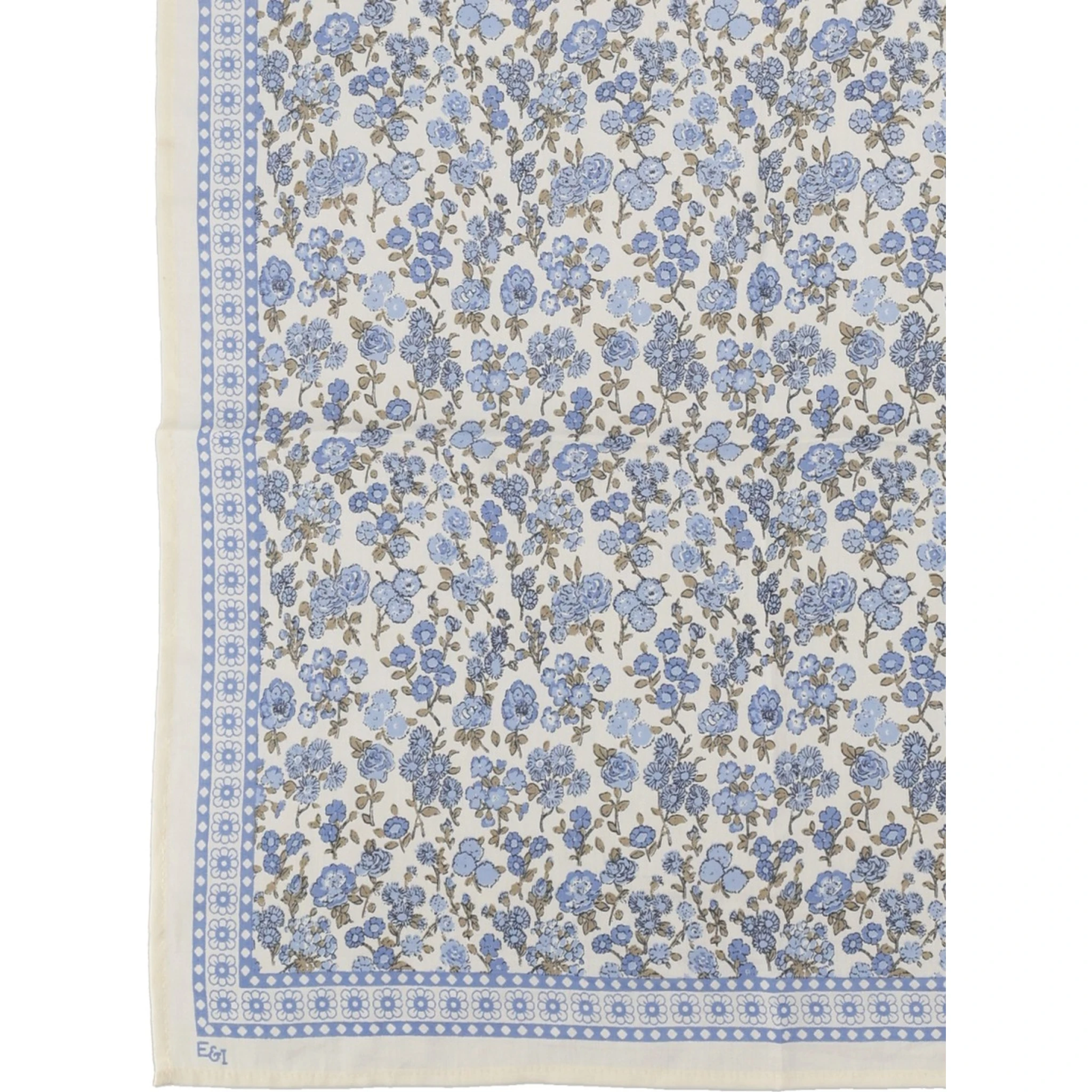 foulard soie & coton imprime