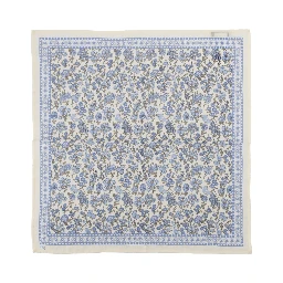 foulard soie & coton imprime