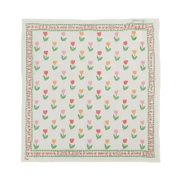 foulard soie & coton imprime