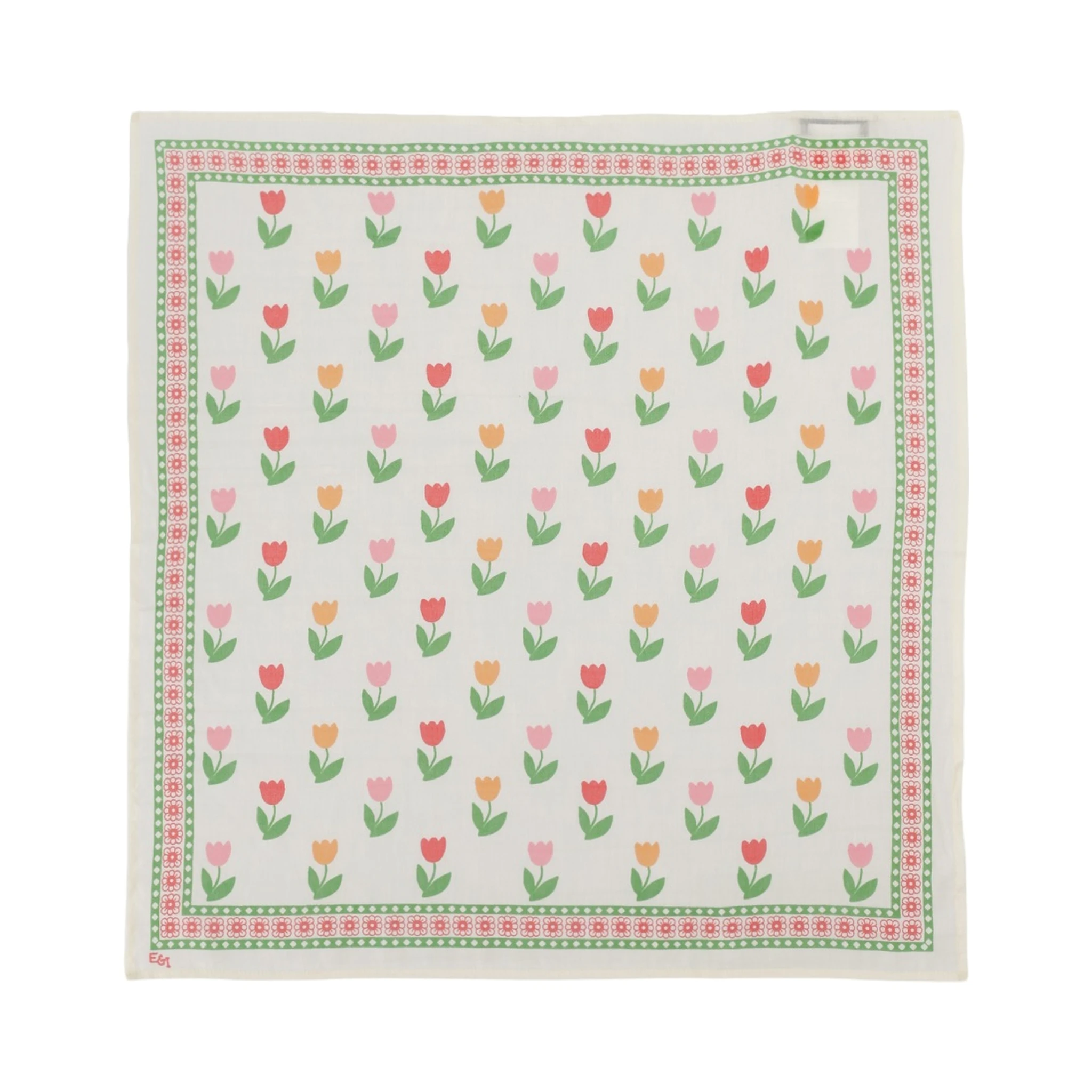foulard soie & coton imprime