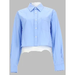 CAMICIA CROP CON LOGO