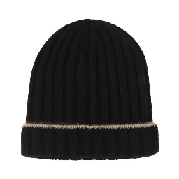 Black Cashmere Beanie