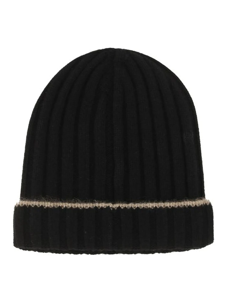 Black Cashmere Beanie