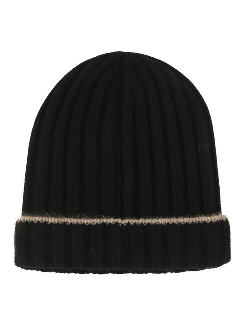Black Cashmere Beanie
