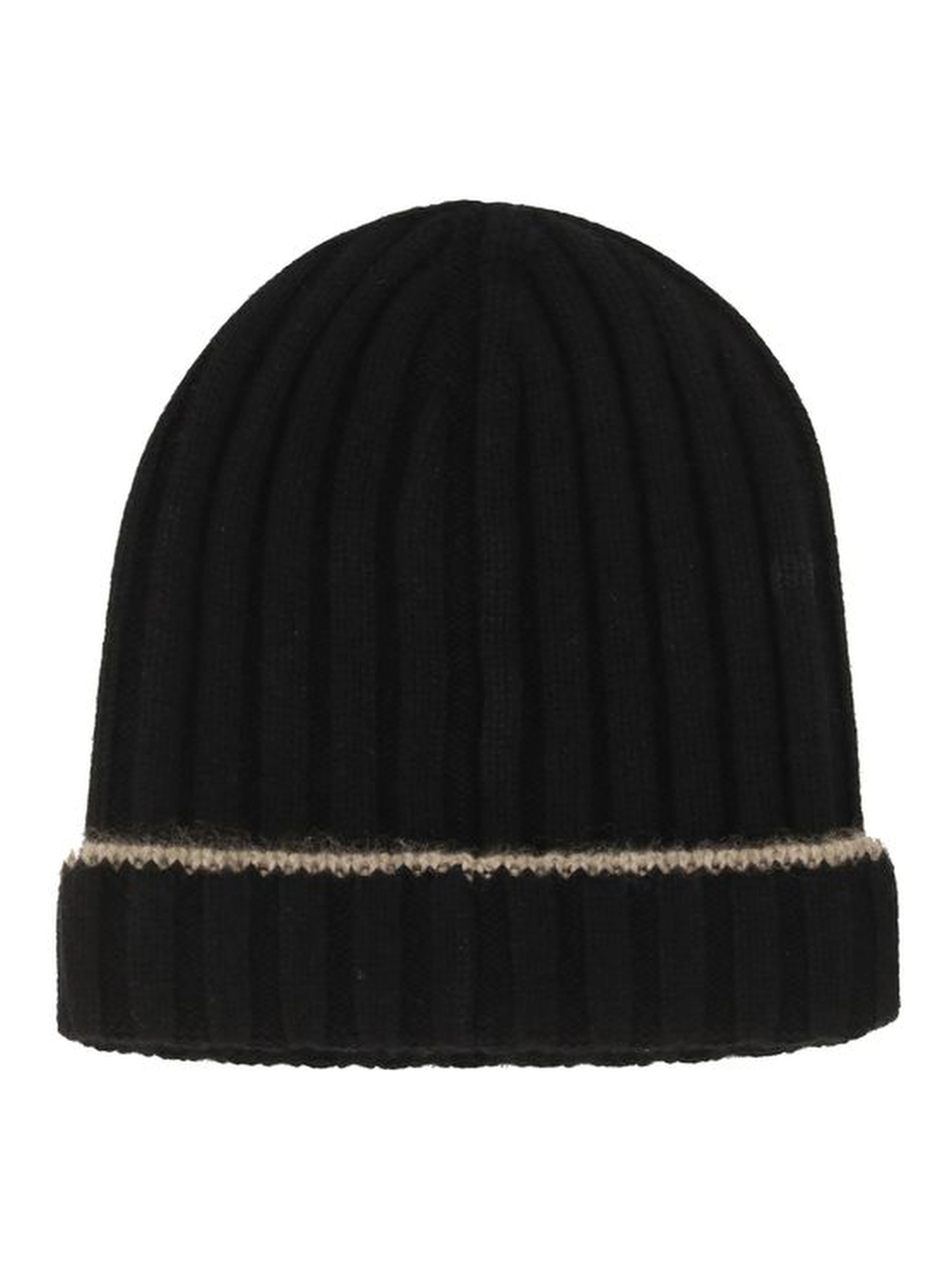 Black Cashmere Beanie