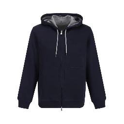 Blue Cotton Sweatshirt