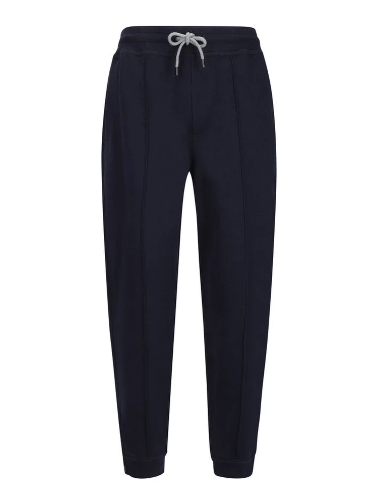 Blue Cotton Joggers (Workout Pants)