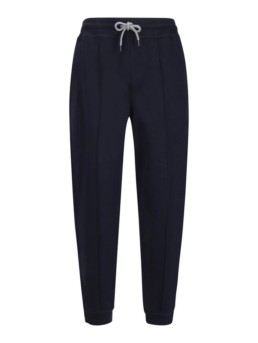Blue Cotton Joggers (Workout Pants)