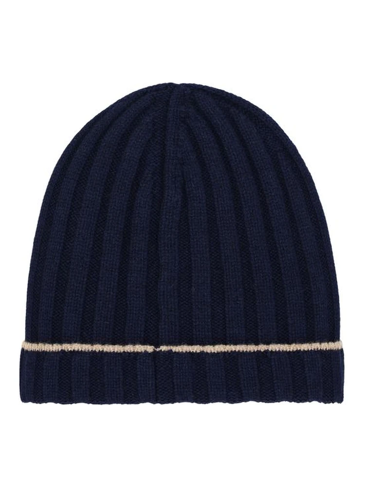 Blue Cashmere Beanie