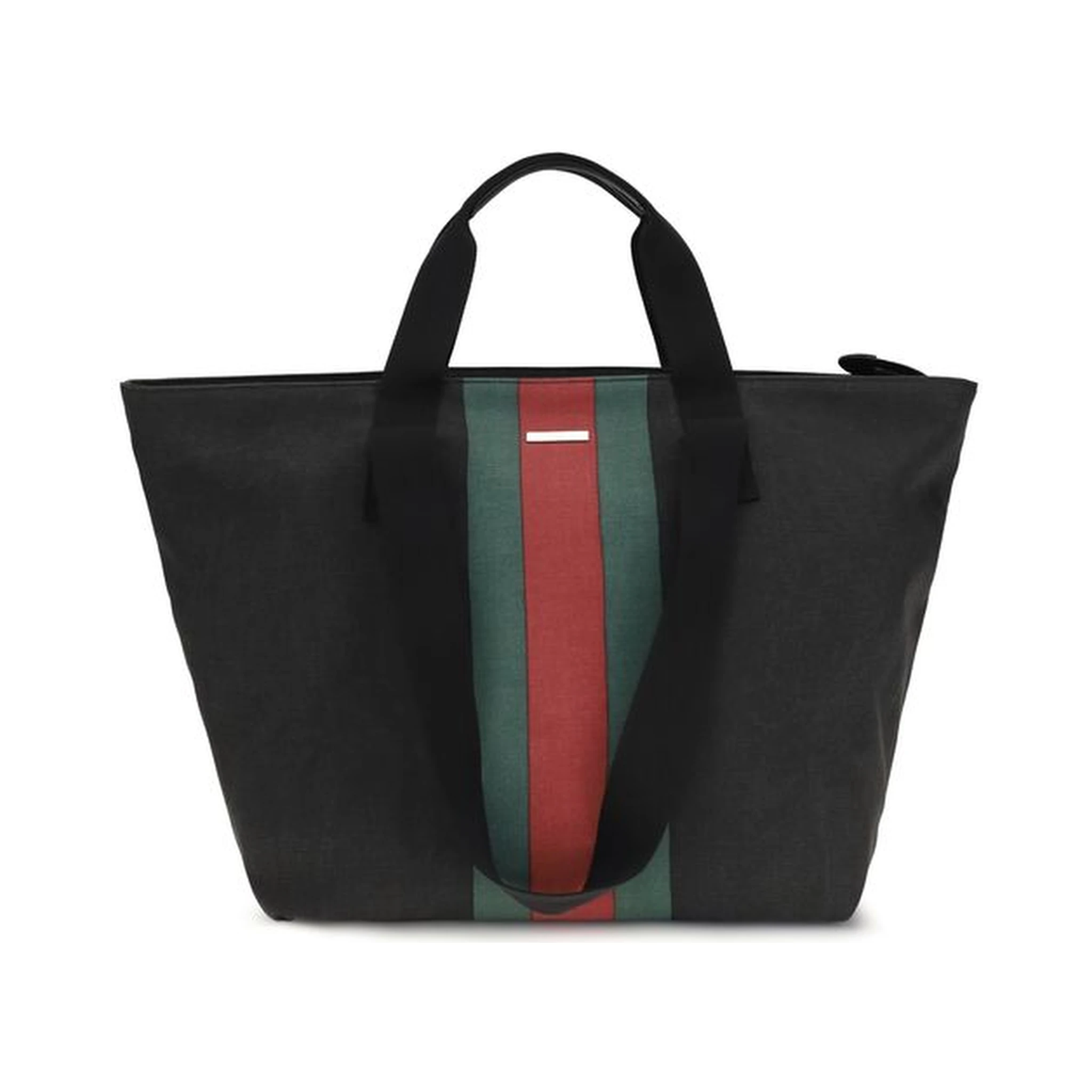 Black Cotton Shoulder Bag