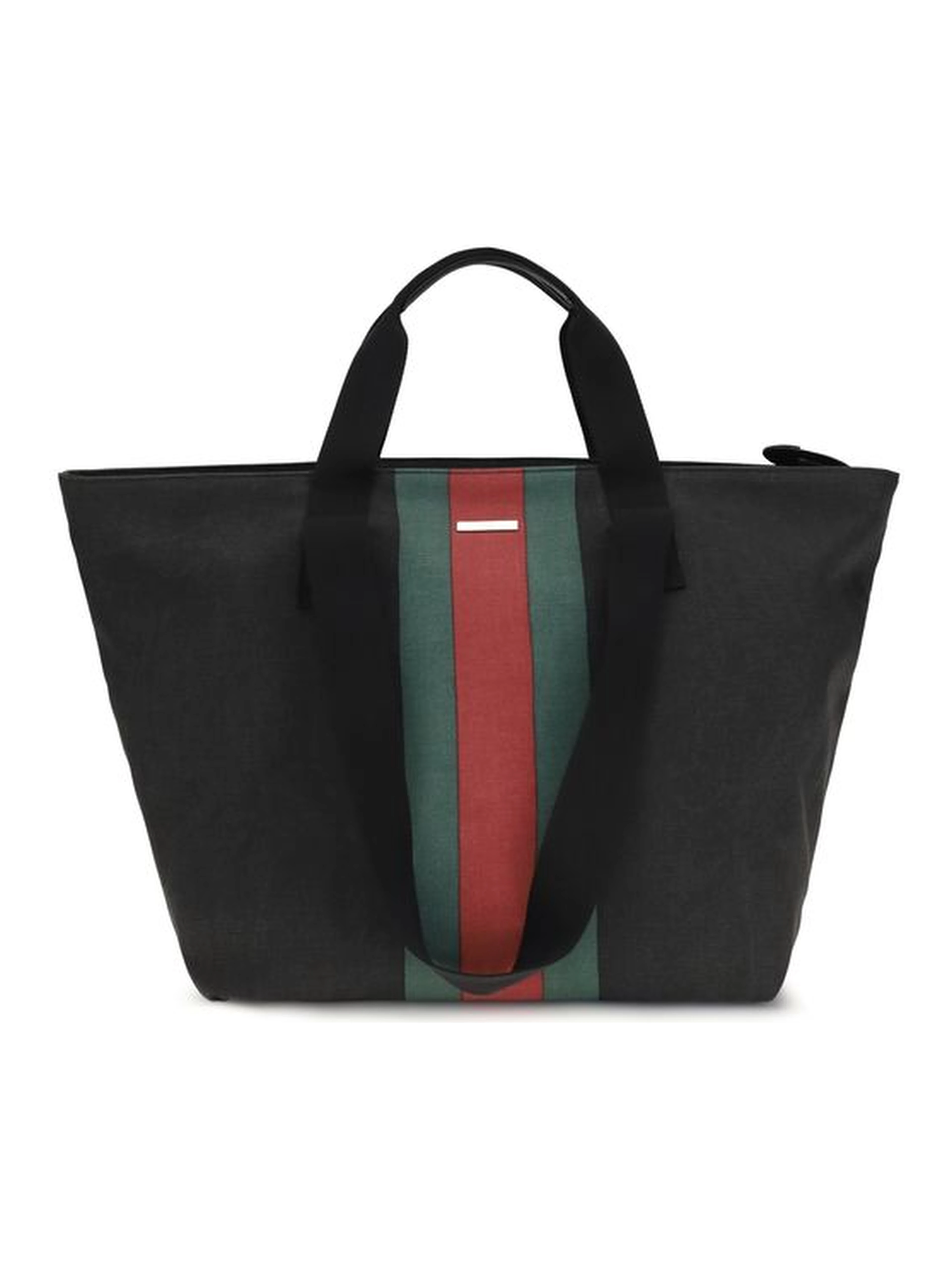 Black Cotton Shoulder Bag