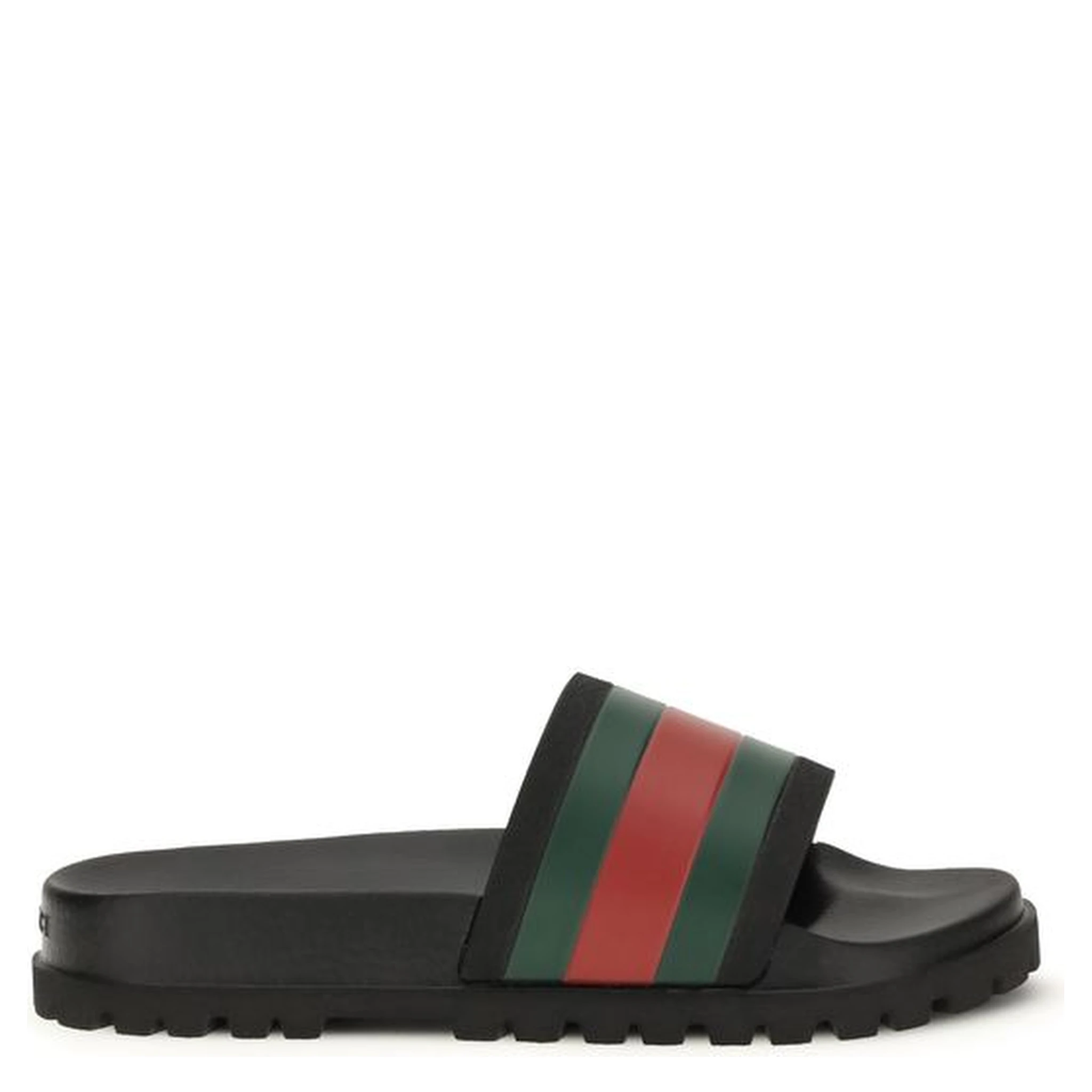 Black Rubber Slippers