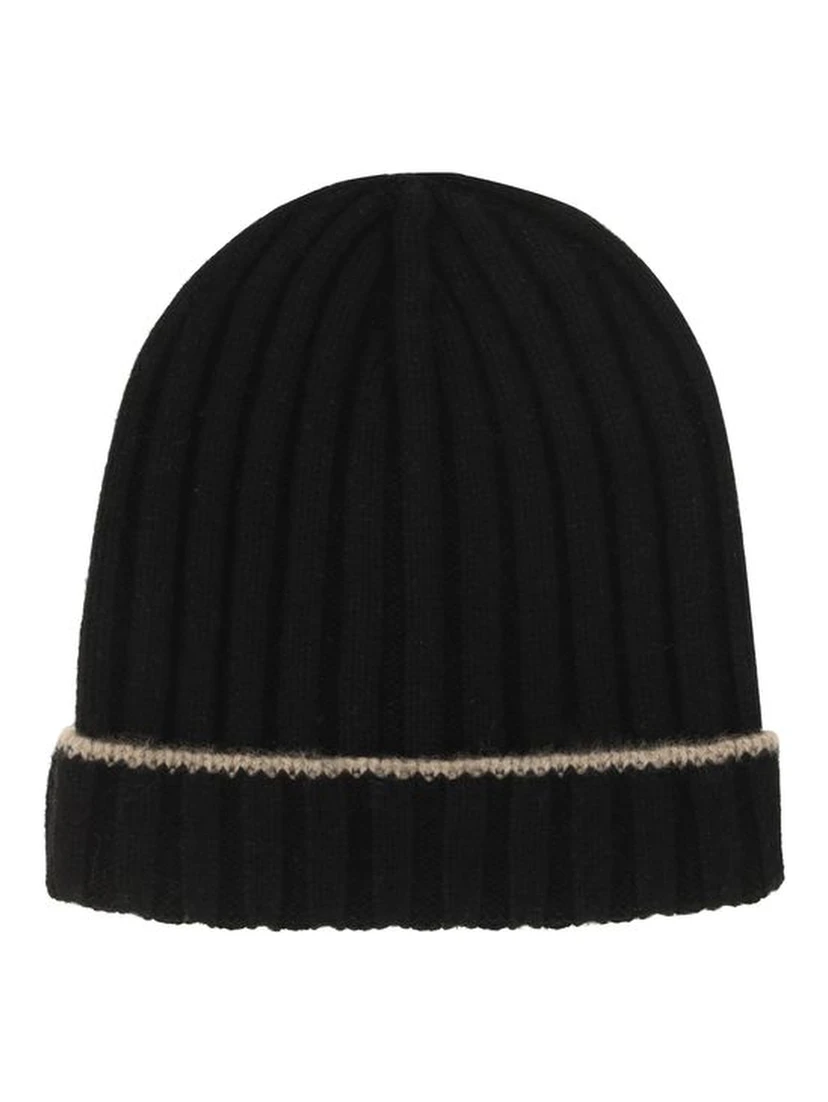 Black Cashmere Beanie