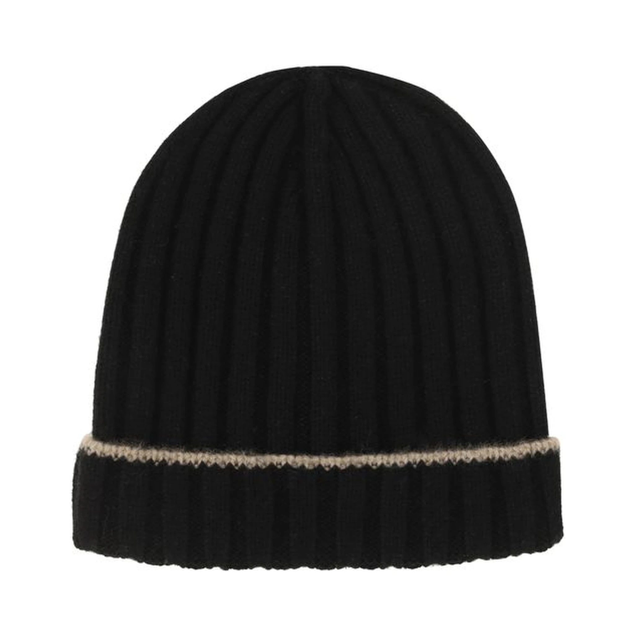 Black Cashmere Beanie