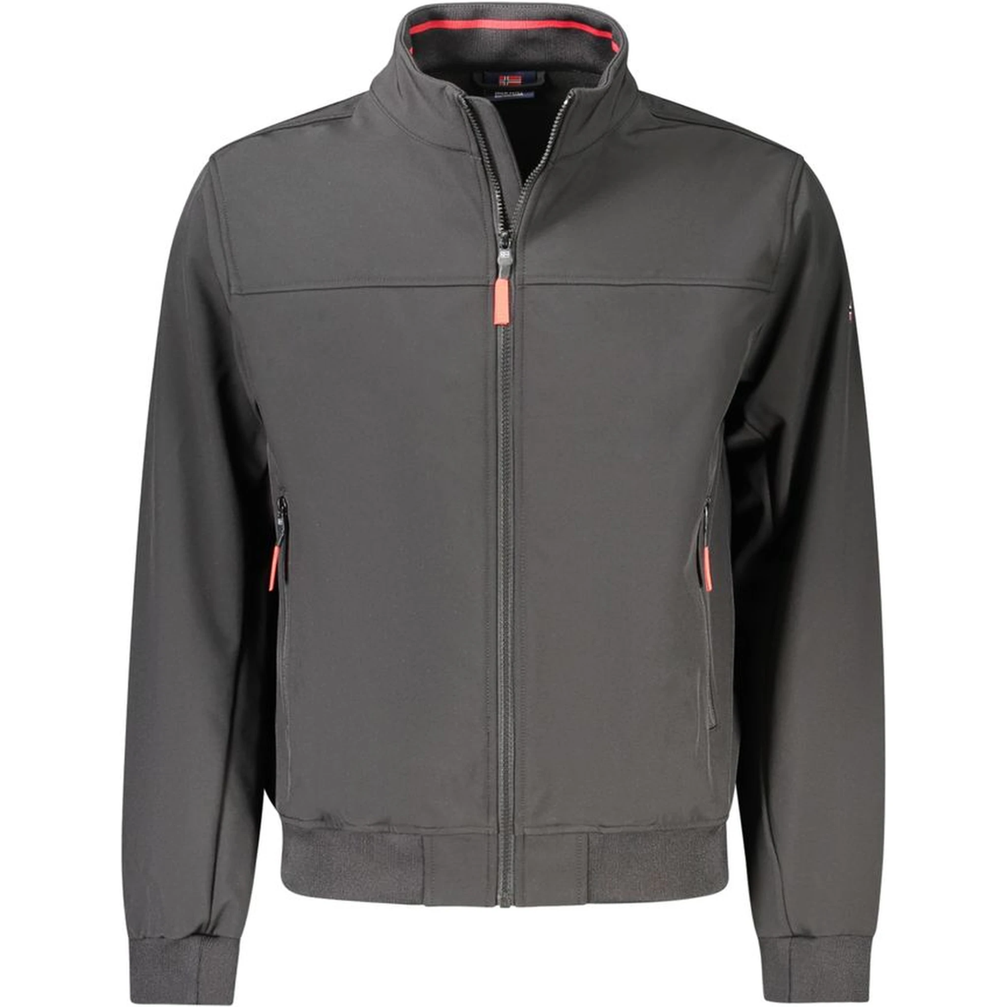 Black Polyester Men's Jacket