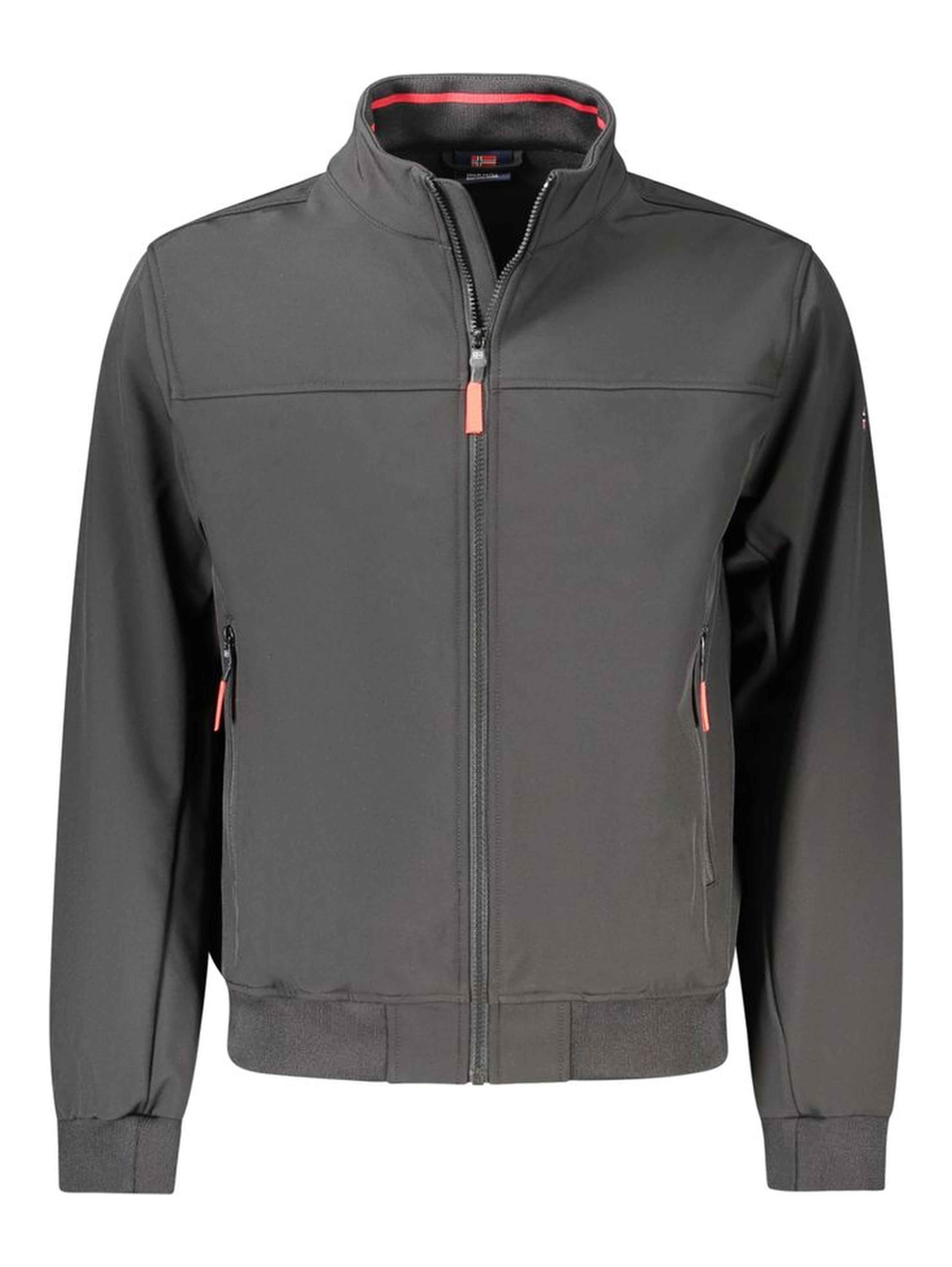 Black Polyester Men's Jacket