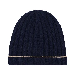 Blue Cashmere Beanie