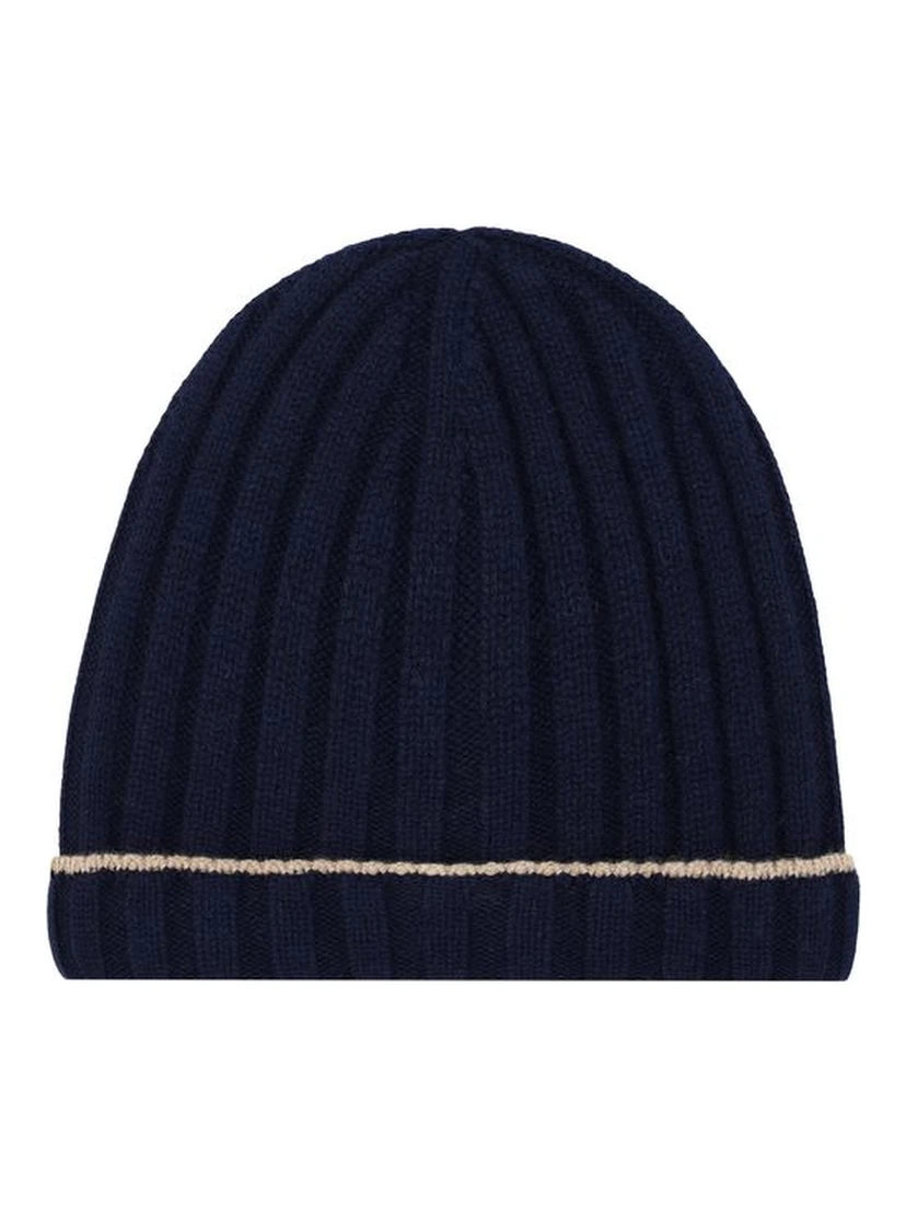 Blue Cashmere Beanie