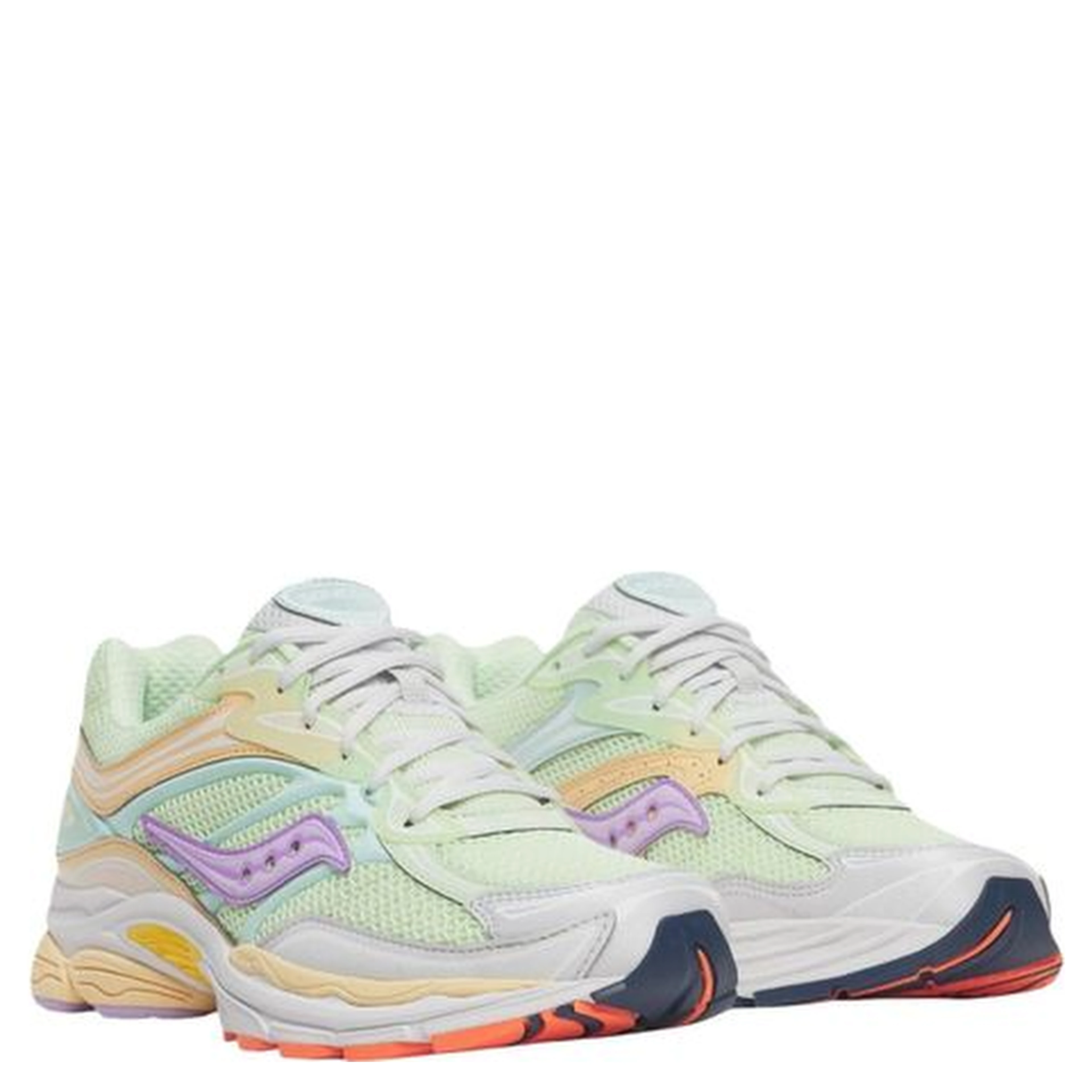 Green Synthetic Athletic Sneakers