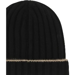 Black Cashmere Beanie