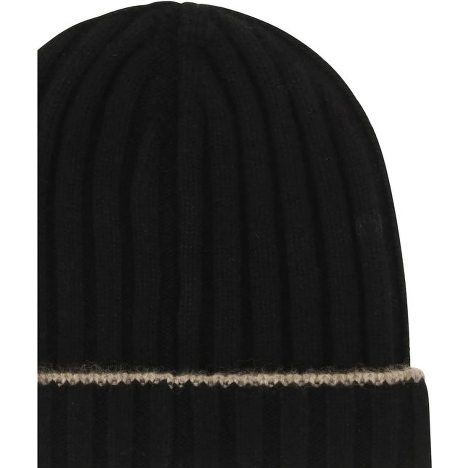 Black Cashmere Beanie