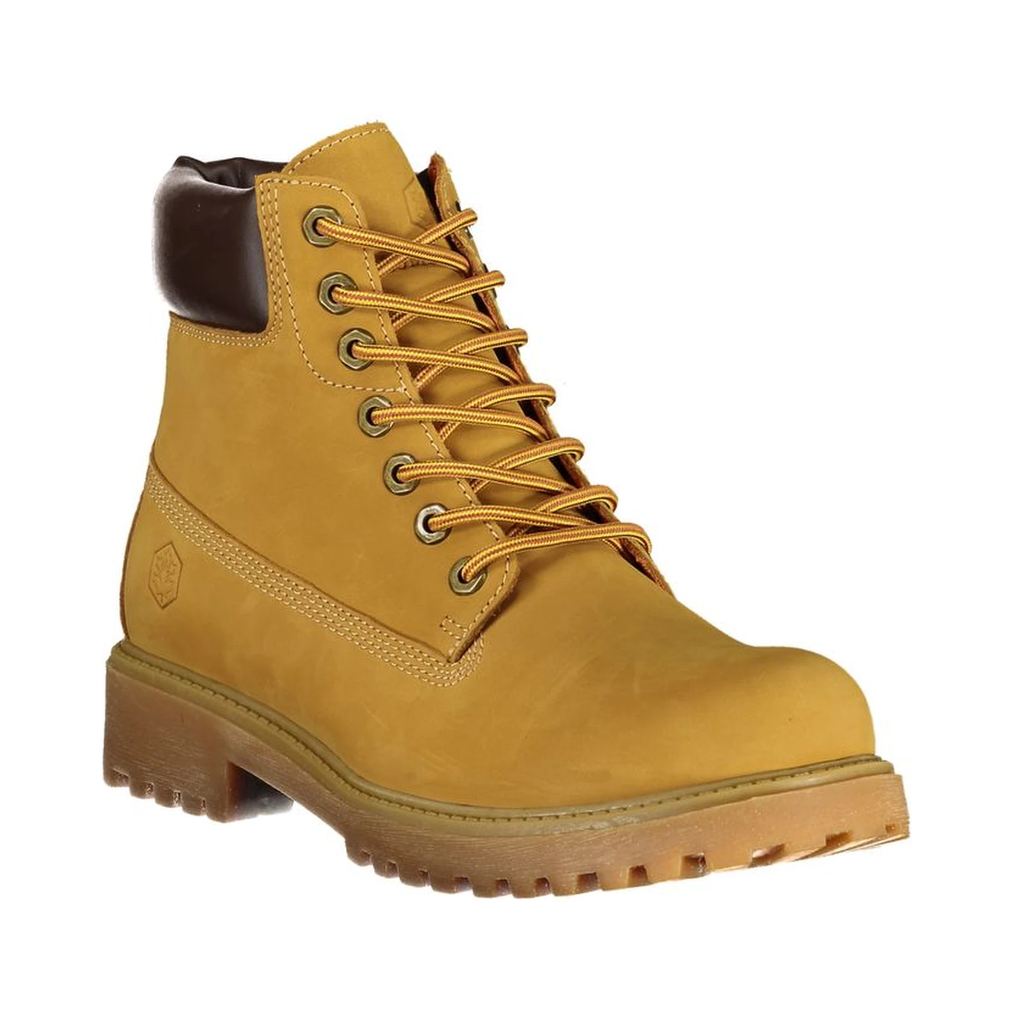Yellow Leather Men Boot