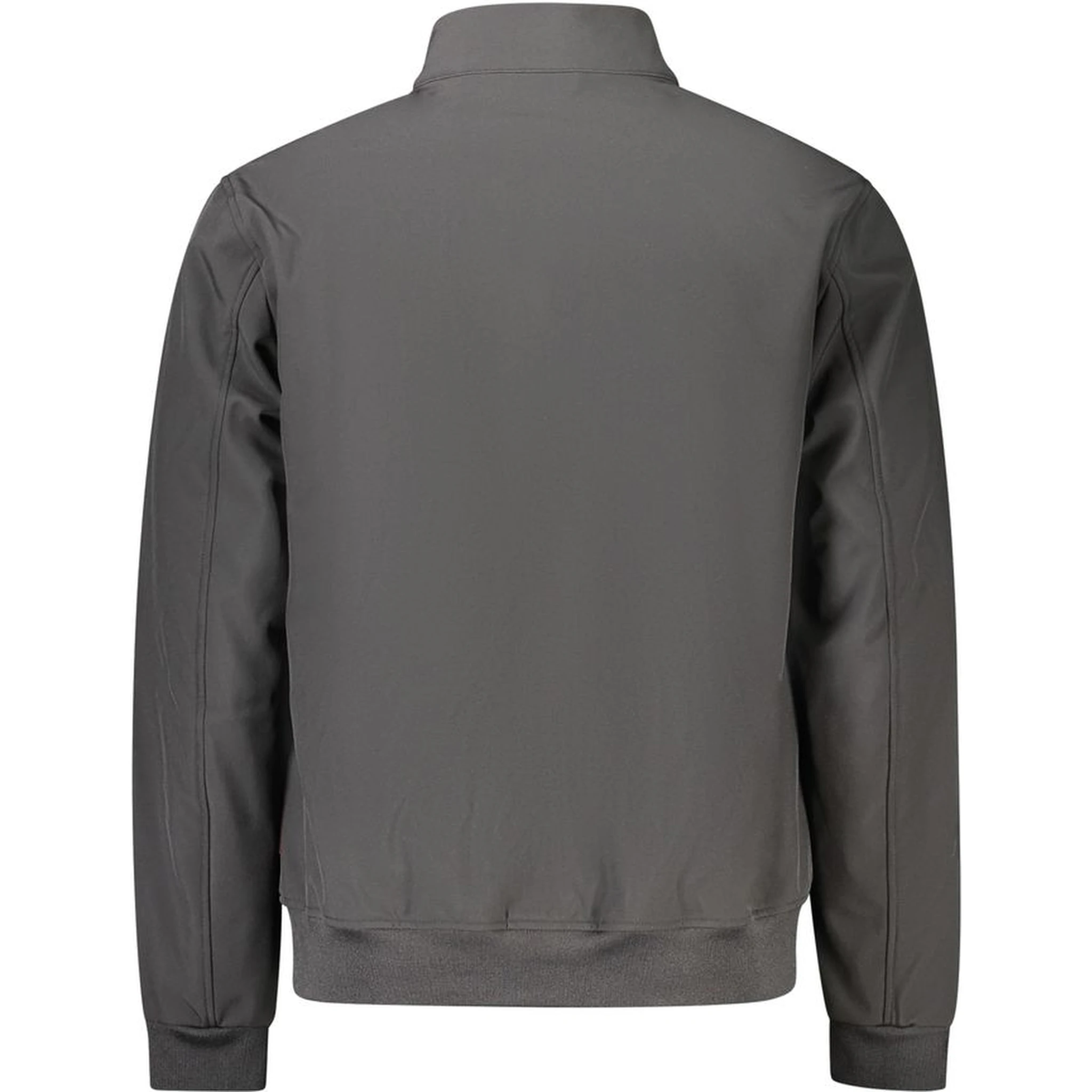 Black Polyester Men's Jacket