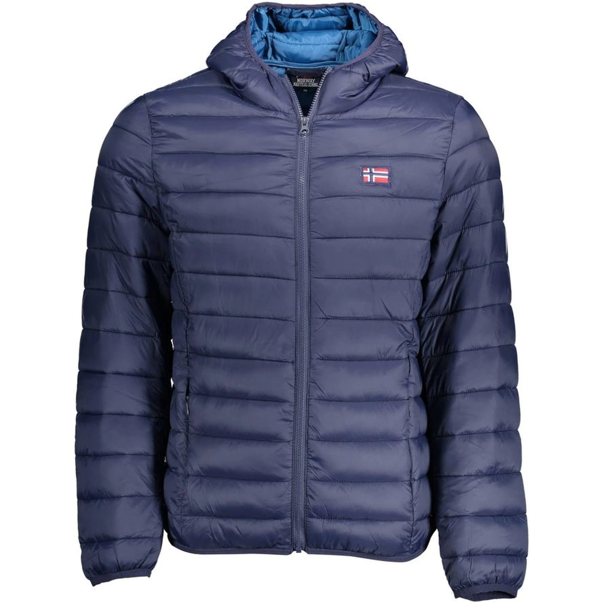 Blue Polyamide Men's Jacket