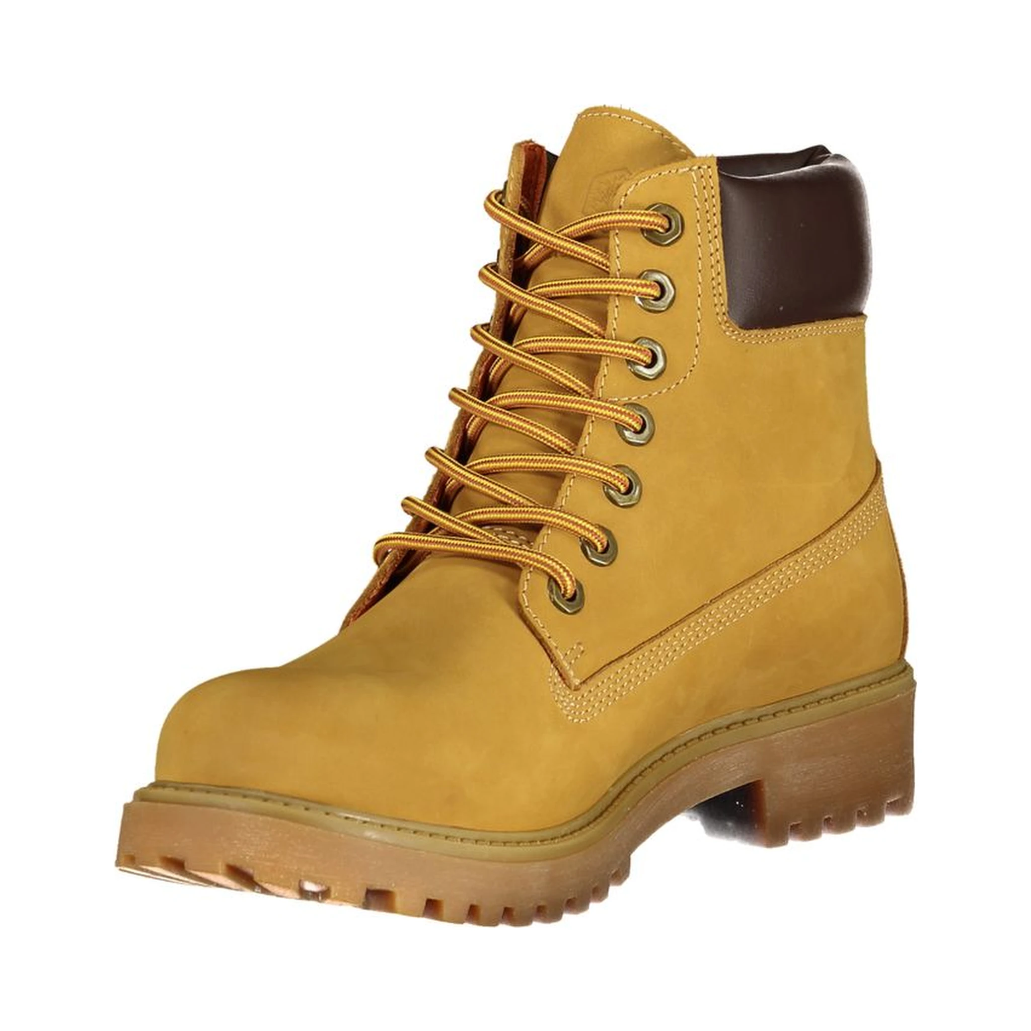 Yellow Leather Men Boot