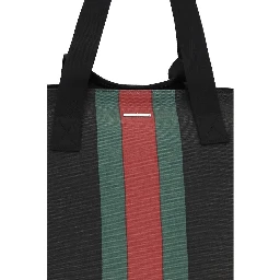 Black Cotton Shoulder Bag