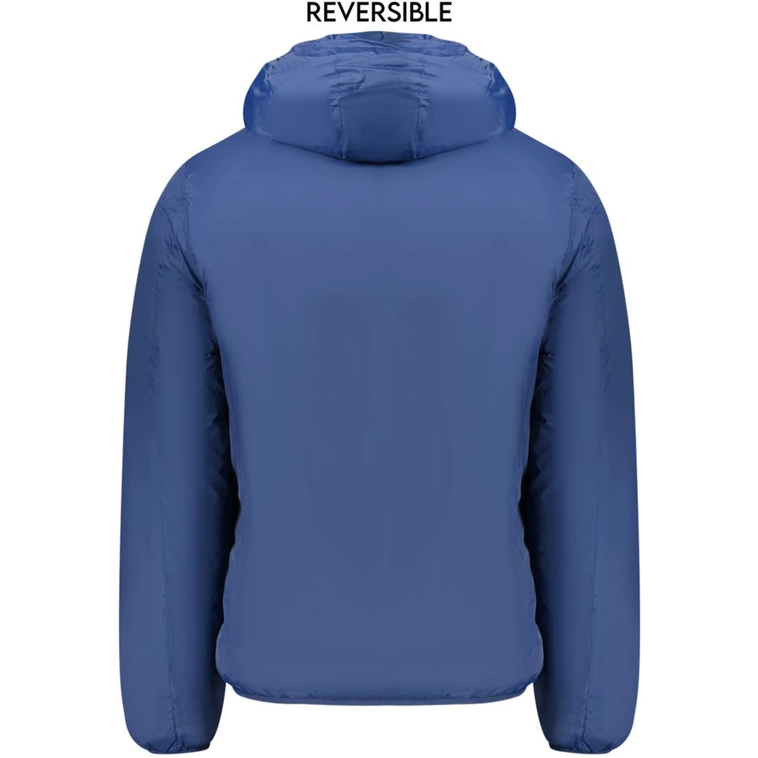 Blue Polyamide Men Jacket