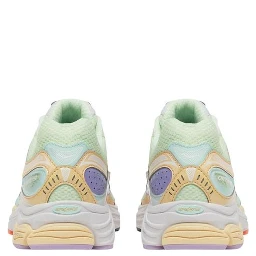 Green Synthetic Athletic Sneakers