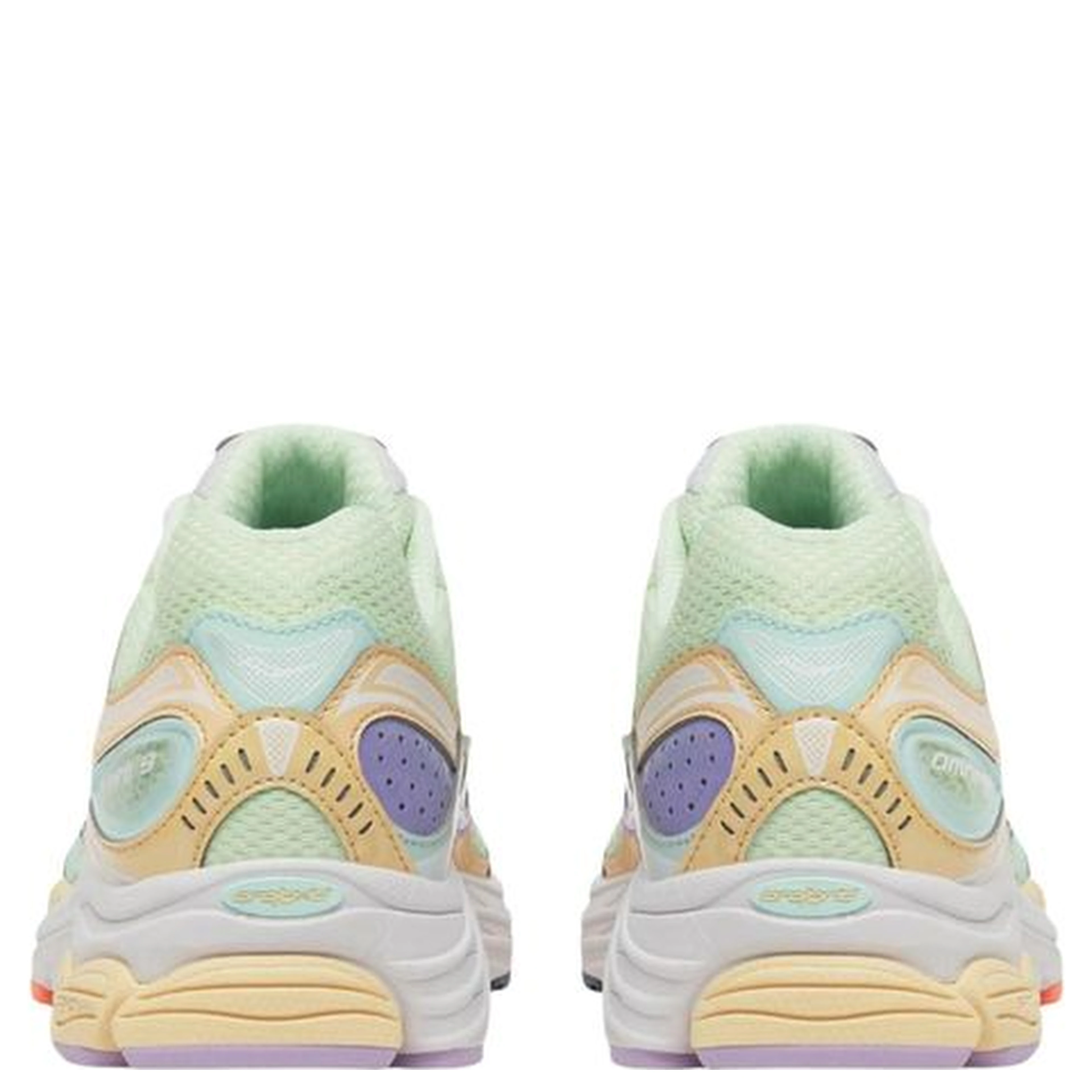Green Synthetic Athletic Sneakers