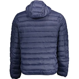 Blue Polyamide Men's Jacket