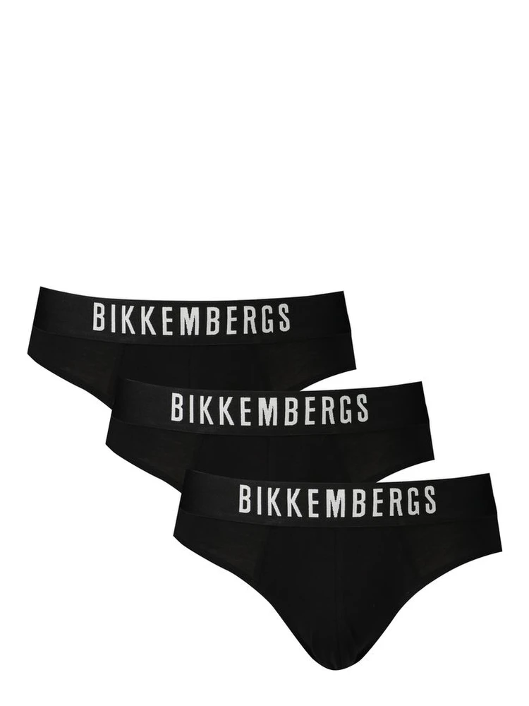 Black Polyester Men's Underwear
