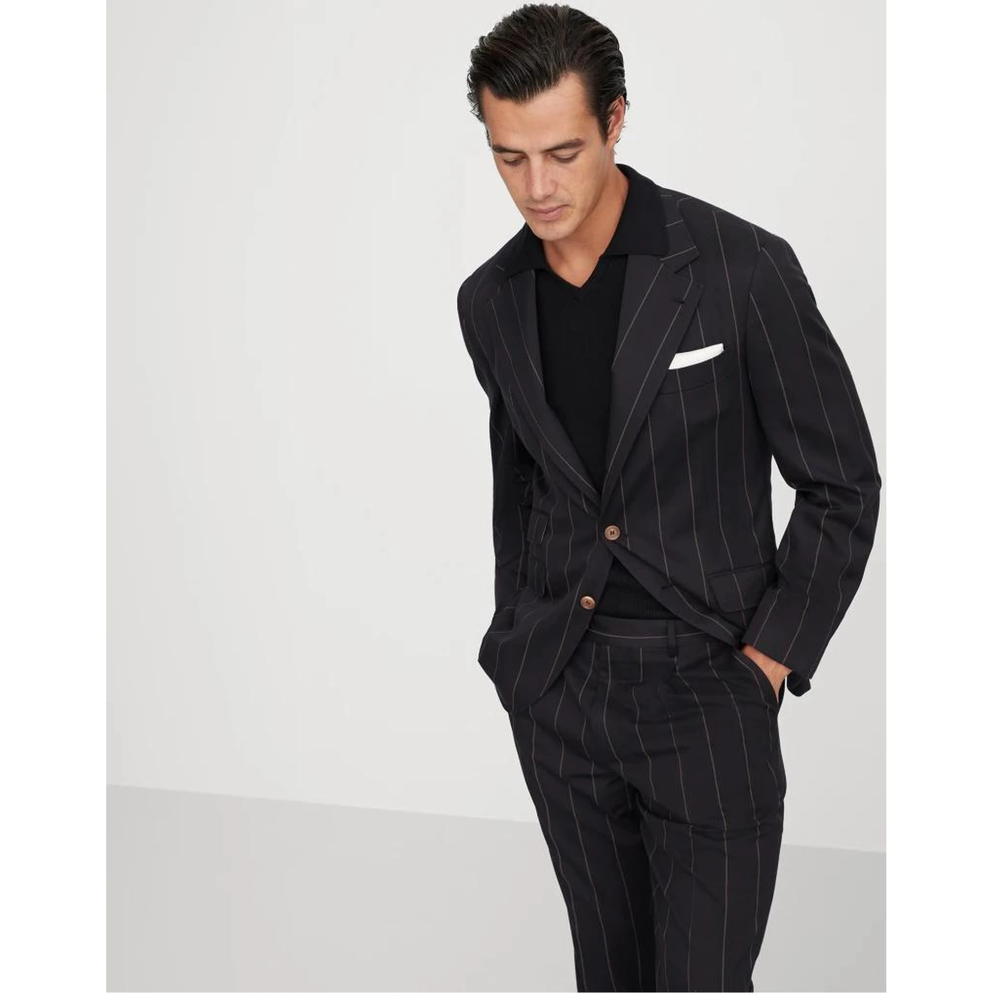 Bicolor Wool Blazer
