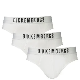 White Polyester Men's Underwear Slip