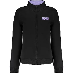 Black Cotton Women's Sweatshirt
