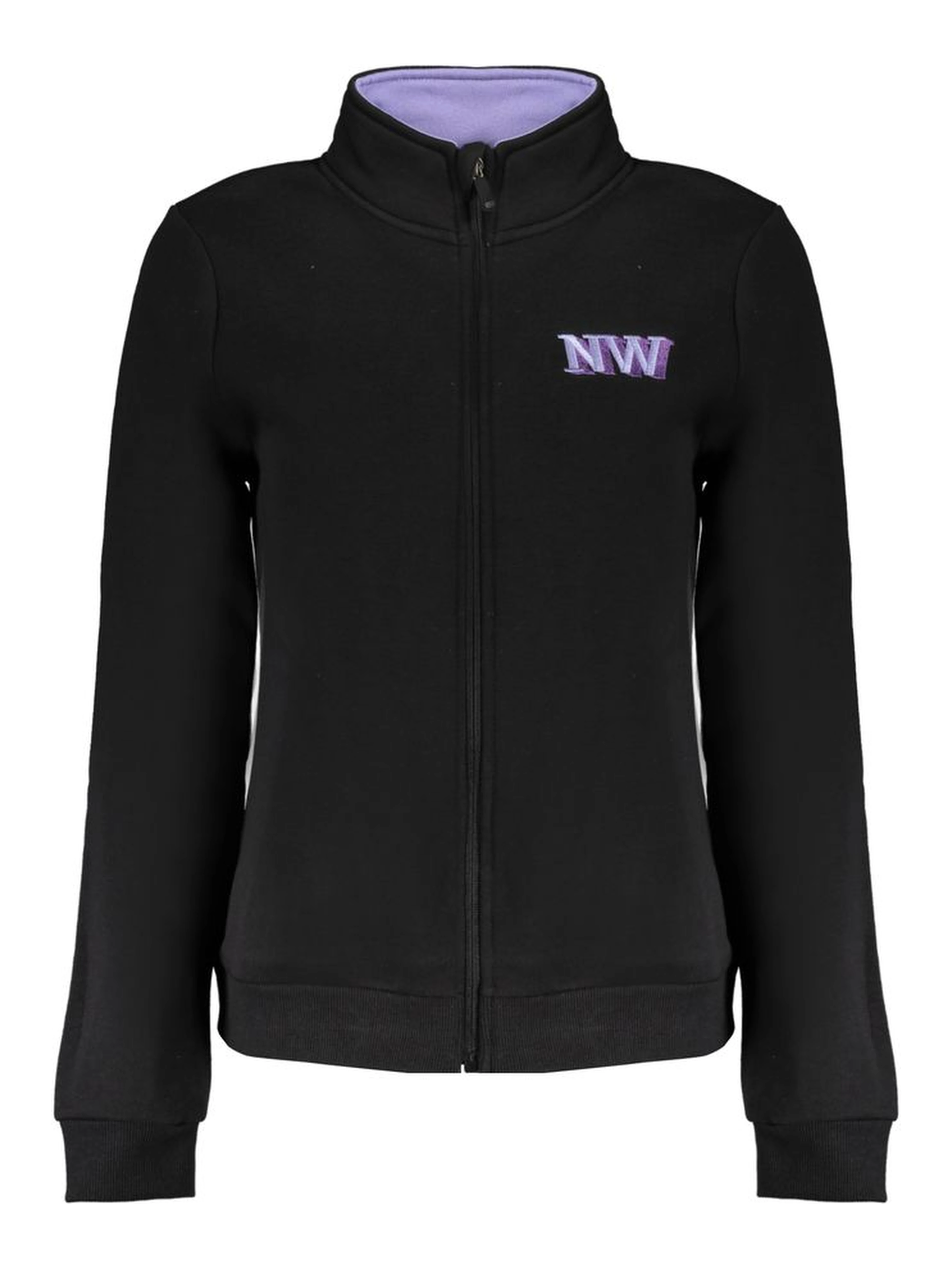 Black Cotton Women's Sweatshirt