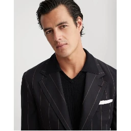 Bicolor Wool Blazer