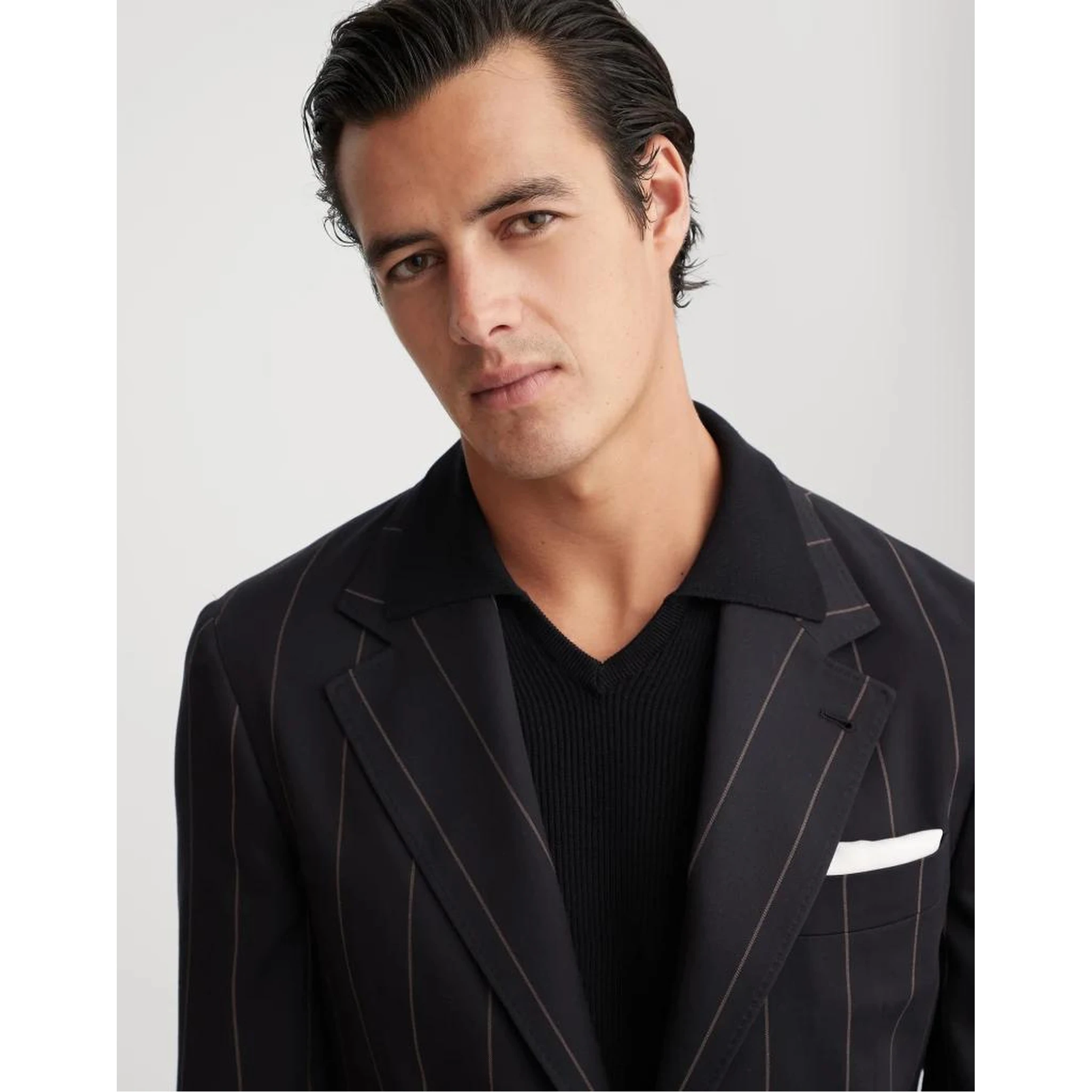 Bicolor Wool Blazer