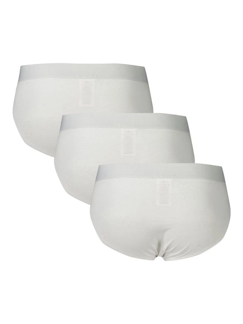 White Polyester Men's Underwear Slip