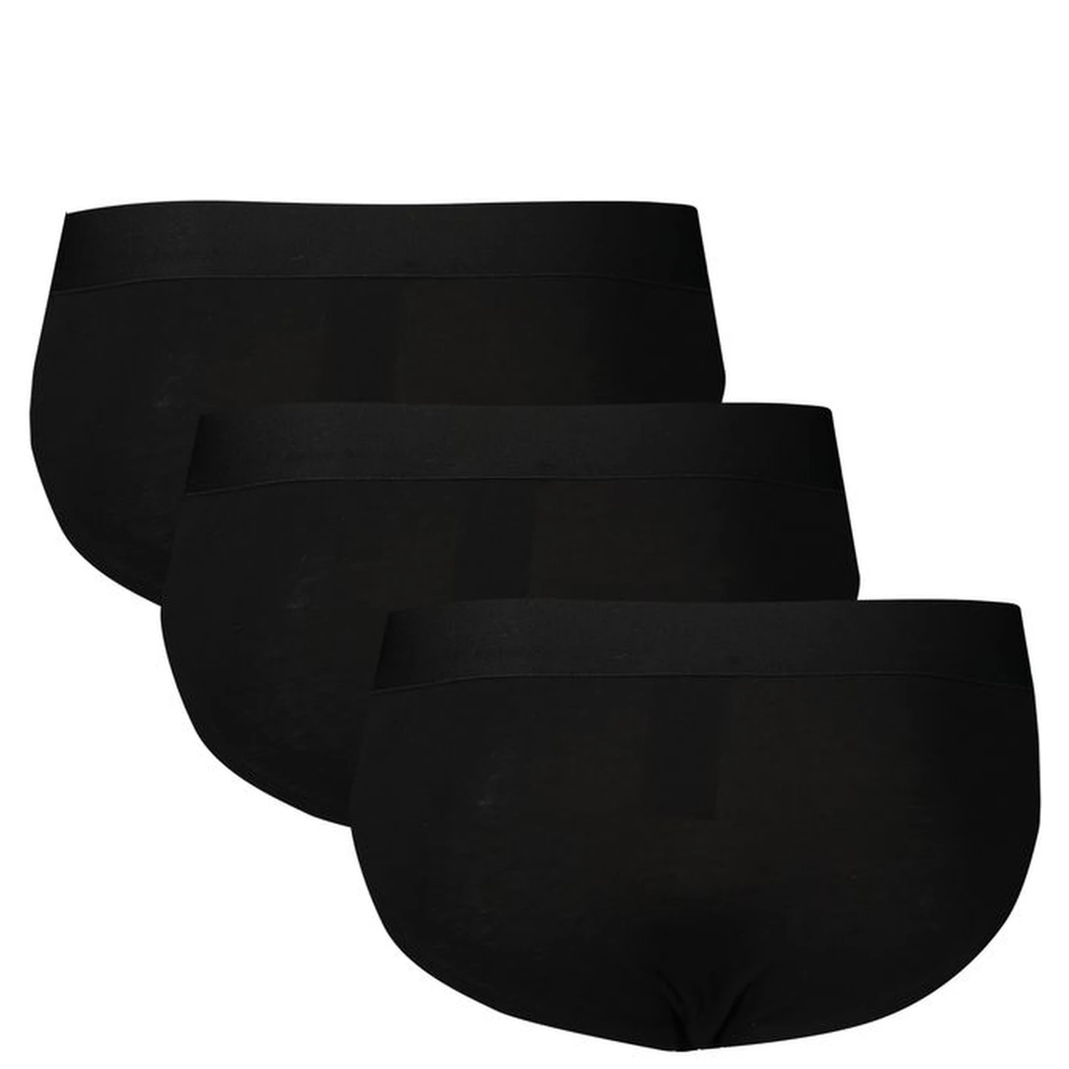 Black Polyester Men's Underwear