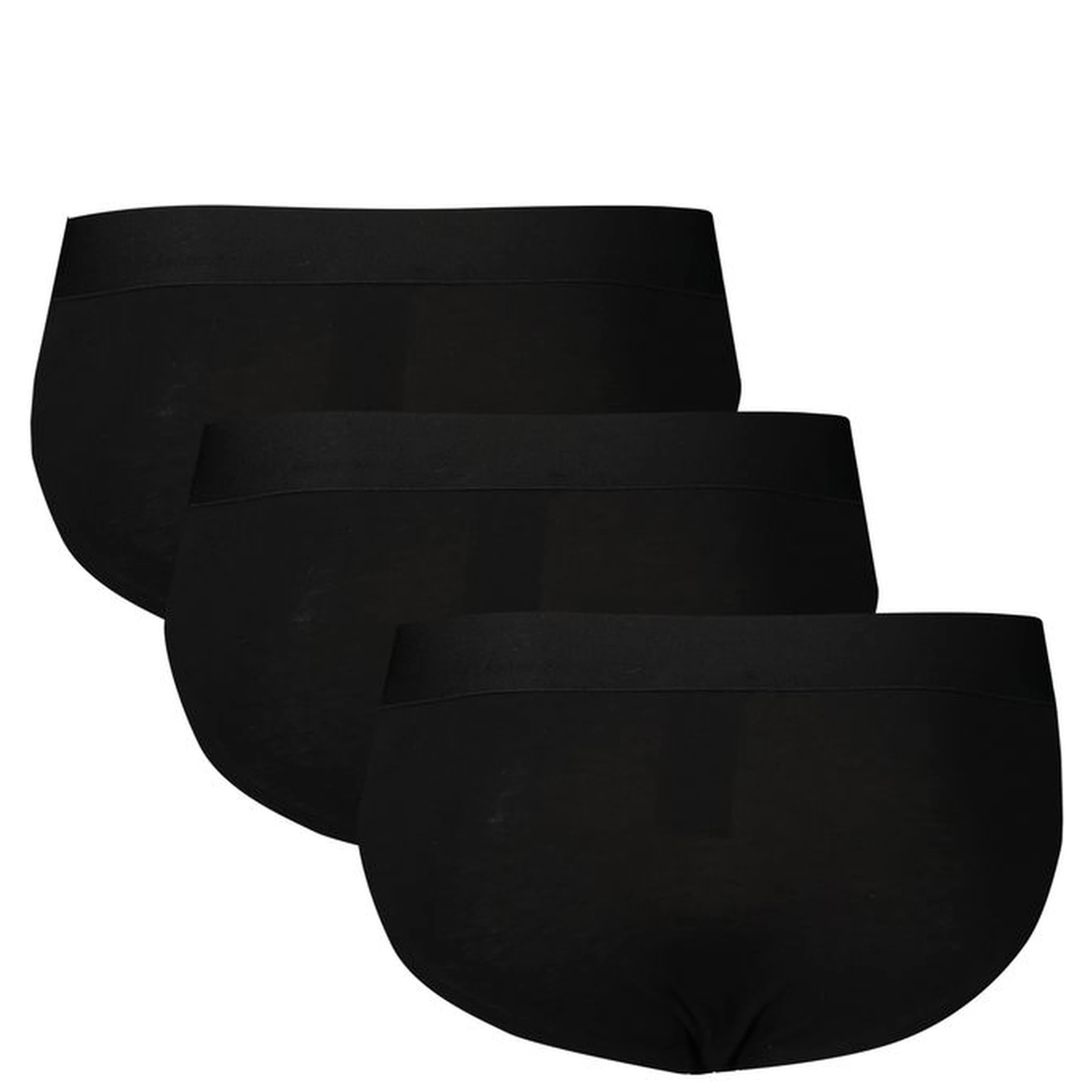 Black Polyester Men's Underwear